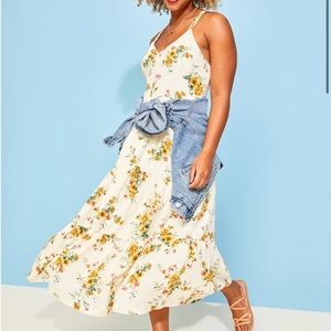NWT Old Navy Floral Tiered Maxi Sundress Size M